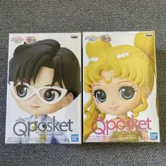Q posket セーラームーンEternal フィギュア セット　レアカラーのサムネイル