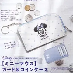 ゼクシィ　1月号付録　ミニーマウス　カード＆コインケース