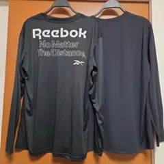 まとめ売り　男女兼用　Reebok 長袖カットソー ブラック　サイズLL