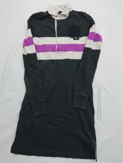 ★ラルフローレン ラグビーラガーワンピース XS ブラック系 レディース