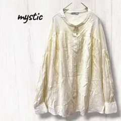 ミスティック　mystic 長袖シャツ クリーム色 レディース 薄手　冷房対策のサムネイル