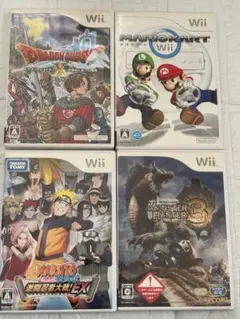 ⭐️24時間以内発送⭐️ Wiiソフトまとめ売り　4本セット　マリカー　ドラクエ