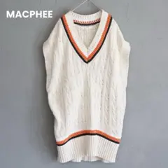 MACAPHEE チルデンチュニックプルオーバー ベスト