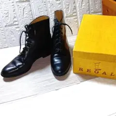 REGAL ブラック レースアップブーツ