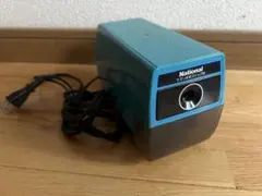 ナショナル ステンレス製 電気包丁とぎ器 KJ-11K オレンジ 昭和レトロ 