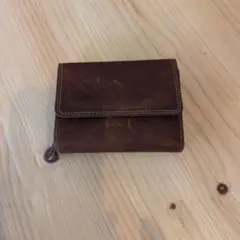 シ*ス様 レザー 二つ折り財布 ブラウン