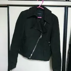 再再値下❗BURBERRYバーバリーロンドン 黒 ブラック ライダースジャケットのサムネイル