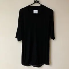 and wander ウール100% Tシャツ ブラック サイズ5のサムネイル