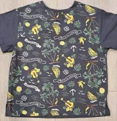 DILASH　140 半袖ドルマンスリーブTシャツ　南国サマー柄　ネイビー　紺のサムネイル
