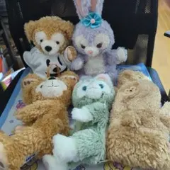 ス*ス様 ダッフィー・ジェラトーニ・ステラ・ルー ぬいぐるみセット