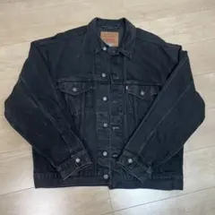 極上品 Levi's 70507-4159ブラックデニムジャケット USA製 古着 90s USA製 Levi's 70507-4159 デカタグ サルファ ブラック