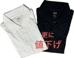 ドット柄ポロシャツ 2色セット値下げ！