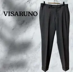 『ビサルノ』スラックス パンツ/ウール混【73】グレー ビジネス 仕事/通勤