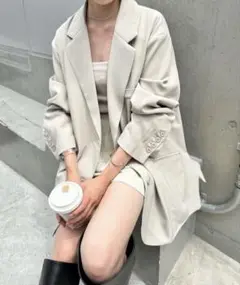 mline オーバージャケット　アイボリー