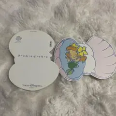 東京ディズニーシー リトルマーメイド　ベイビーアリエル ポストカード２枚