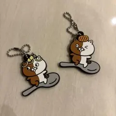 Neco壱 スプーン ラバーキーホルダー 2個セット