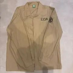 一二三屋　長袖シャツ　ベージュ　XXL hiphop B-BOY 美品