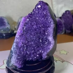 【極上】ウルグアイアメジストクラスター原石（幸運水晶）天然紫水晶