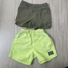 90cm 「ampersand」「baby GAP」ハーフパンツ