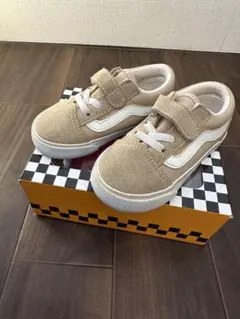 Vans Old Skool オールドスクールベージュ スニーカー　14センチ