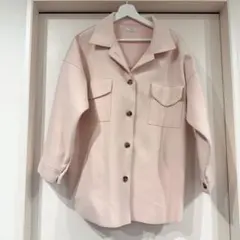 オーバーサイズピンクジャケット　Lサイズ