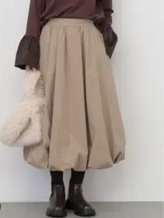 バルーンスカート ロングスカート