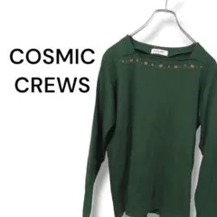 COSMIC CREWS トップス　カットソー　長袖シャツ　花柄