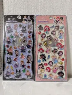 【正規品】プチドロップステッカー ディズニー　ヴィランズ　プリンセス