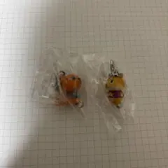 どうぶつの森 つながリングチャーム めじるし ガチャガチャ　ララミー　ハムスケ