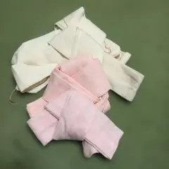 着物用 腰紐 4本セット ピンク ホワイト