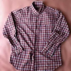 McGregor 赤 チェック柄 シャツ Lサイズ