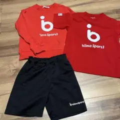 ビーマスポーツ Tシャツ（長袖半袖）120、ショートパンツ 110 セット