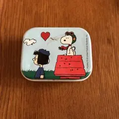 スヌーピー PEANUTS ミニ缶ケース 昭和レトロ