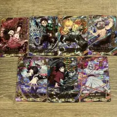鬼滅の刃 日輪バトルスラッシュ UR コンプリート 7枚 コンプのサムネイル