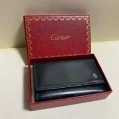 Cartier カルティエパイソンフォトホルダーチャームキーリング - メルカリ