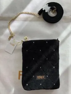 フェイラー ユニ 新品未使用 チェーンポシェット ブラック - メルカリ