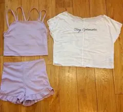 キッズセパレート水着 3点セット　150　女の子