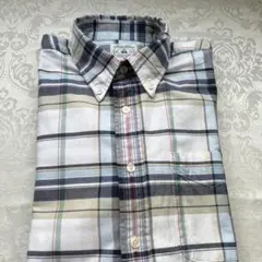 used ブルックスブラザーズ 半袖￼コットンシャツ ロゴボタン Mサイズ