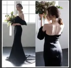 ドレスプロダクション　ブラック　マーメイドドレス