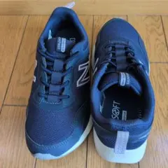 new balance■ネイビー スニーカー■23.5