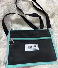 REPIPI ショルダーバッグ 黒/水色のサムネイル
