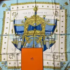a2446 HERMES カレ90 AUX CHAMPS スカーフ シルク - メルカリ