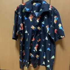 NAVY アロハシャツ Lサイズ カクテル柄のサムネイル