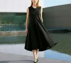 サブレー様専用 ユニクロ✕セオリー　ウルトラストレッチフレアロングワンピース