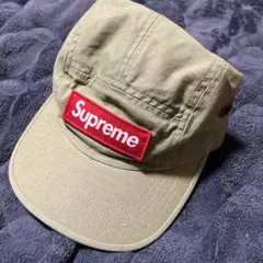 supreme Camp Cap ボックスロゴ 緑