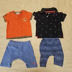 ポロシャツとショートパンツセット80cm