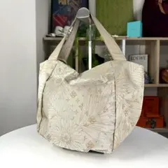 超美品 russet ハンドバッグ 名作 花柄 総柄 パスケース付