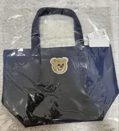 【新品未使用】フェイラー オールドテディ ワッペントートバッグ L 小 ネイビー