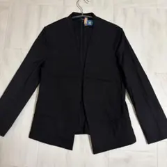 Theory セオリー　ノーカラージャケット　カラーレス　リネン　麻　ストレッチ