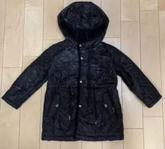 COMME CA ISM キルティングフード付きコート美品110